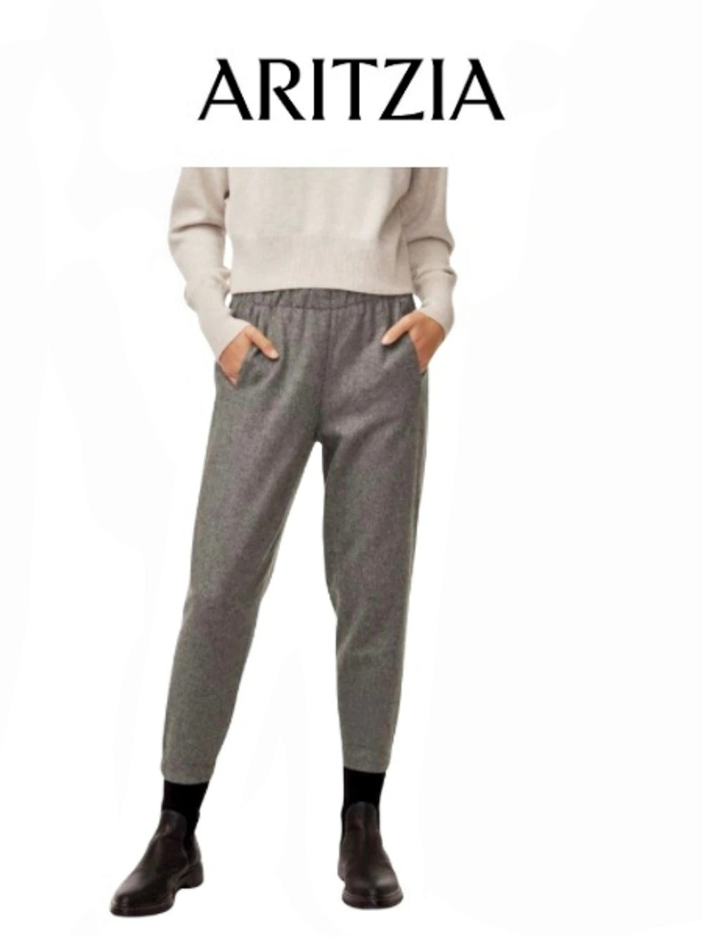 Aritzia Babaton Gray Trousers
